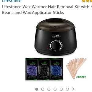 Lifestance Wax Warmer Hair Removal Kit with Hard W